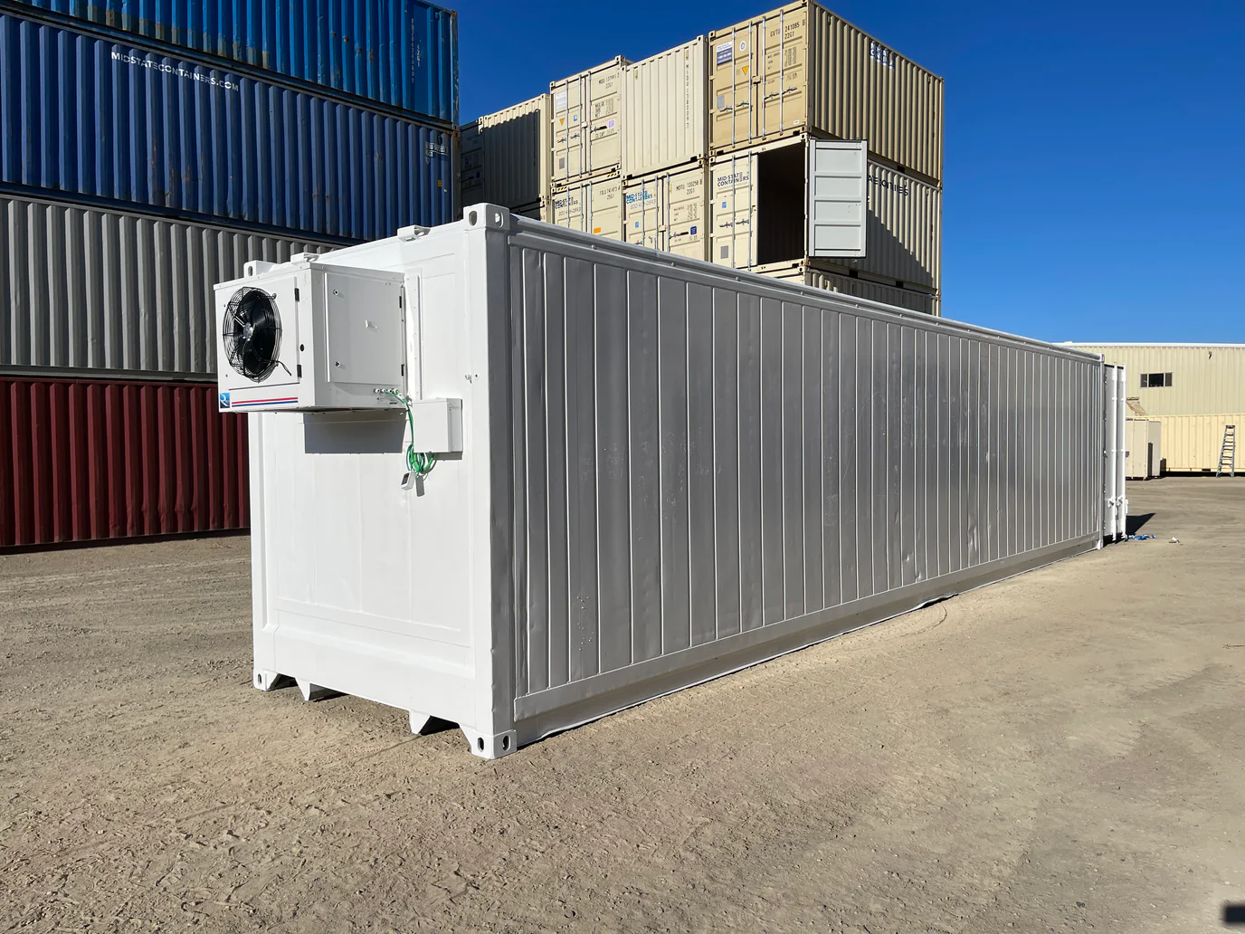 40ft High Cube Refrigerated Container (Used Box – New Motor, Single Phase 3HP Cooler) - Image 3
