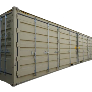 Flexi Containers LTD Extra Tall 40ft Open Side Containers with Full Access 40ft High Cube Open Side Shipping Container – Best Price & Fast Delivery